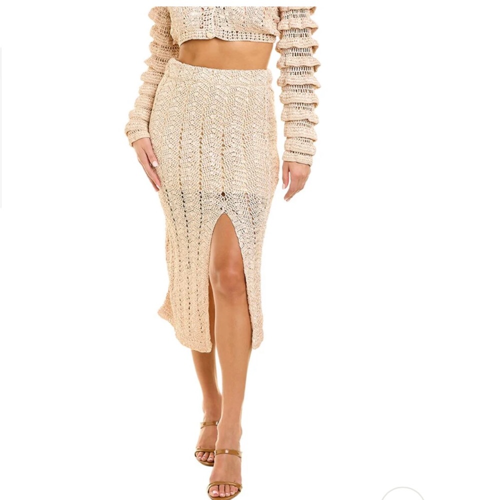 LoveShackFancy Arbor Midi Skirt